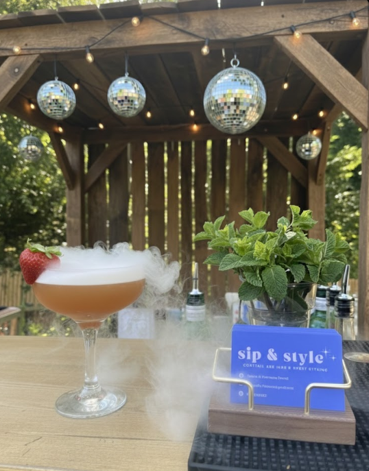 Sip and Style Colton Festival Event Setup